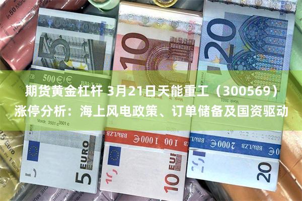 期货黄金杠杆 3月21日天能重工（300569）涨停分析：海上风电政策、订单储备及国资驱动